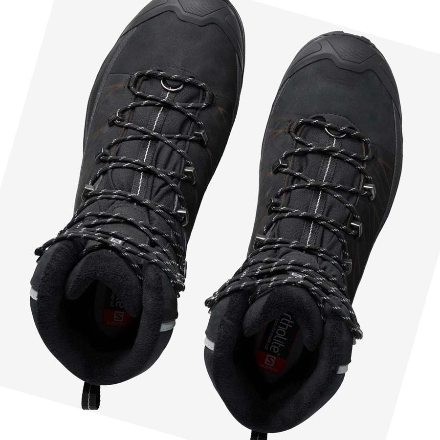 Salomon X ULTRA WINTER CLIMASALOMON™ WATERPROOF 2 Téli Csizma Férfi Fekete | HU 2246XYU